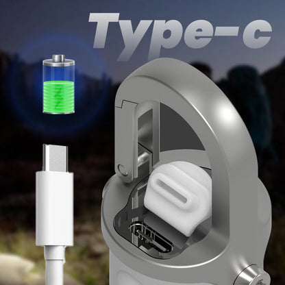 🔥Hot Sale🔥1200LM Superhelle Mini-Schlüsselanhänger-Taschenlampe Wasserdicht