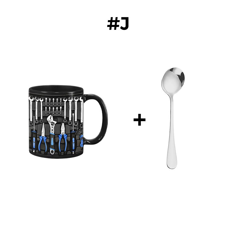 🏆Letzter Tag im Angebot: 50 % Rabatt ✨🔨Lustiger Kaffeebecher – Werkzeugkasten-Set für Mechaniker