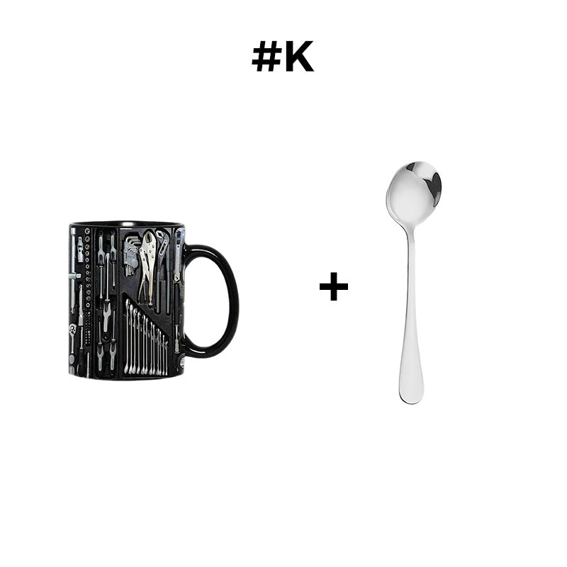 🏆Letzter Tag im Angebot: 50 % Rabatt ✨🔨Lustiger Kaffeebecher – Werkzeugkasten-Set für Mechaniker