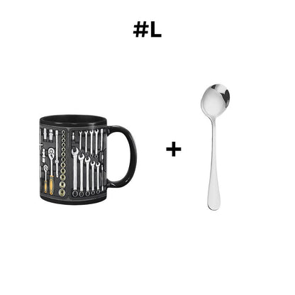 🏆Letzter Tag im Angebot: 50 % Rabatt ✨🔨Lustiger Kaffeebecher – Werkzeugkasten-Set für Mechaniker
