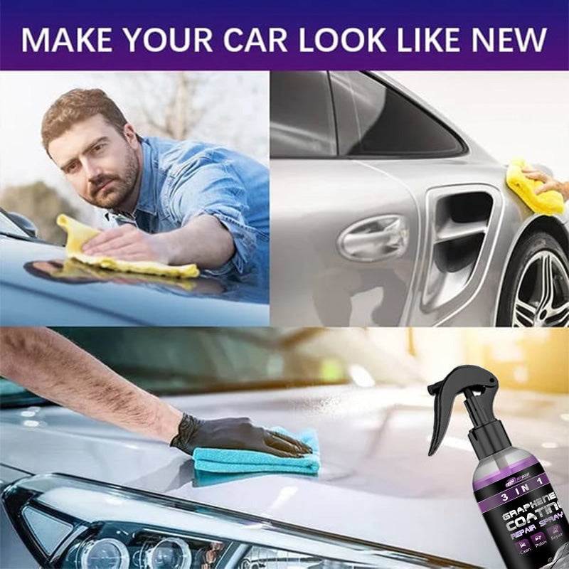 🔥Neujahrsverkauf🔥 3-IN-1 Hoher Schutz Schnelles Auto-Beschichtung Spray