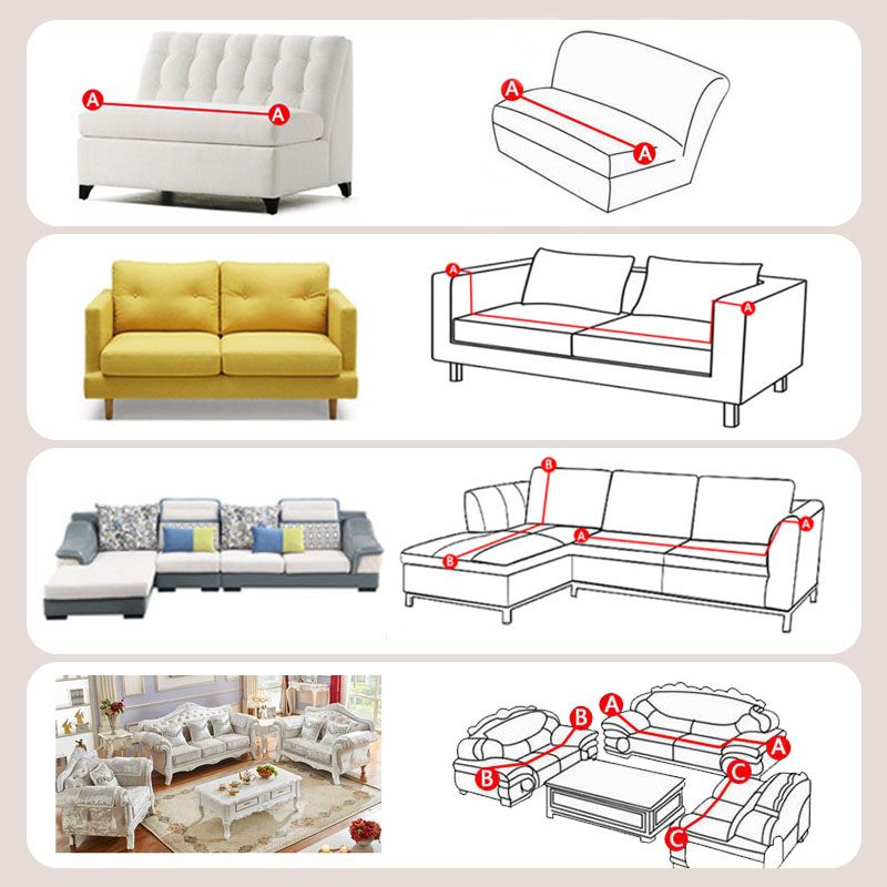 Vollständig eingewickelter Universal-Stretch-Sofa-Bezug