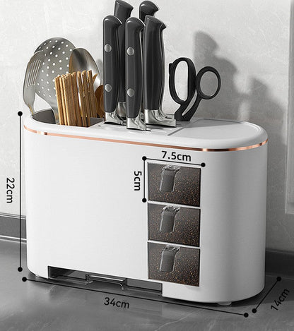 Küchen-Multifunktions-Messerhalter