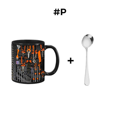 🏆Letzter Tag im Angebot: 50 % Rabatt ✨🔨Lustiger Kaffeebecher – Werkzeugkasten-Set für Mechaniker