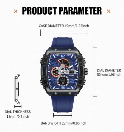 Multifunktionale Sport- & Freizeit-Digitaluhr