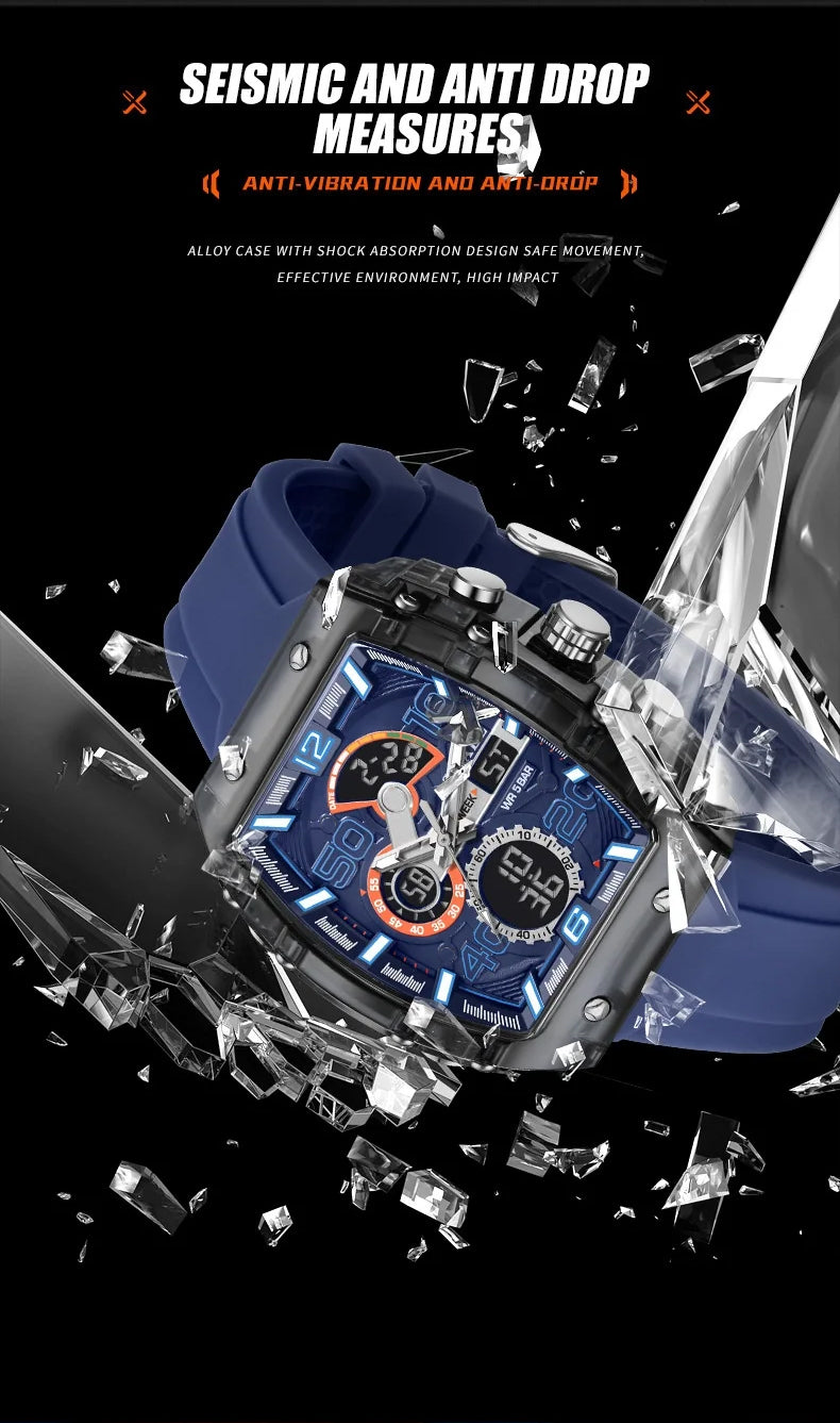 Multifunktionale Sport- & Freizeit-Digitaluhr