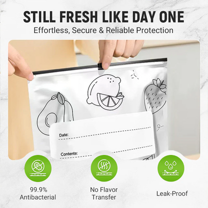 Produkt A💥🌿Verschließbare Alu-Frischhaltebeutel wiederverwendbar
