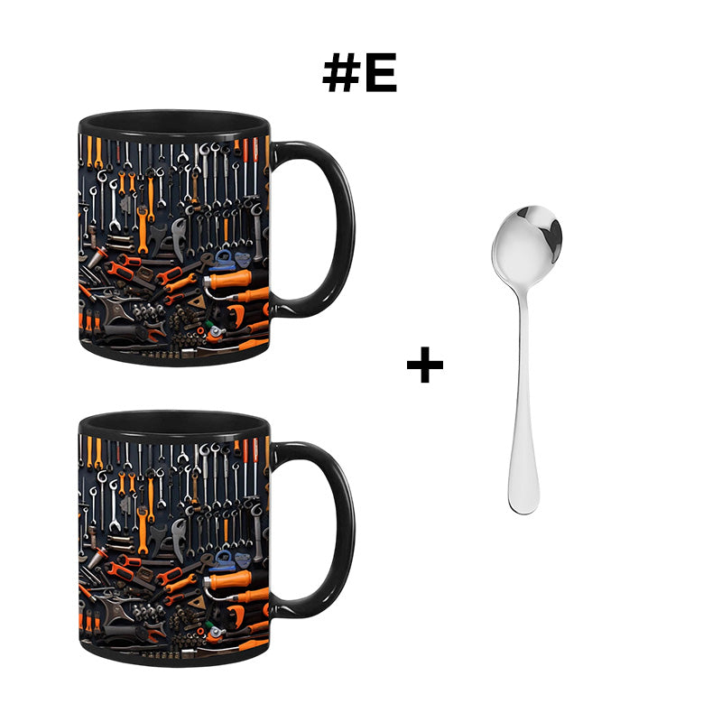 🏆Letzter Tag im Angebot: 50 % Rabatt ✨🔨Lustiger Kaffeebecher – Werkzeugkasten-Set für Mechaniker