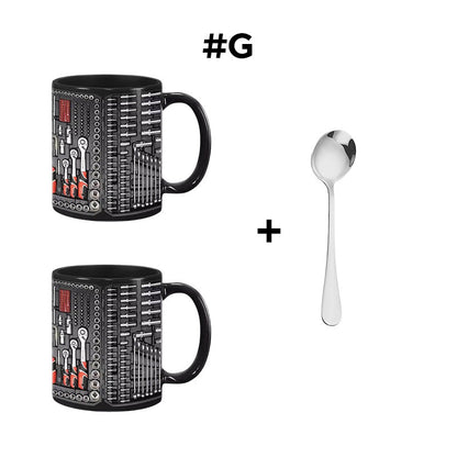 🏆Letzter Tag im Angebot: 50 % Rabatt ✨🔨Lustiger Kaffeebecher – Werkzeugkasten-Set für Mechaniker