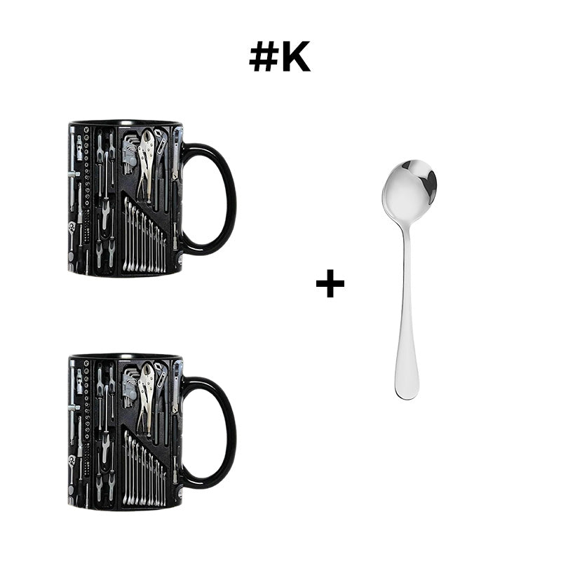 🏆Letzter Tag im Angebot: 50 % Rabatt ✨🔨Lustiger Kaffeebecher – Werkzeugkasten-Set für Mechaniker