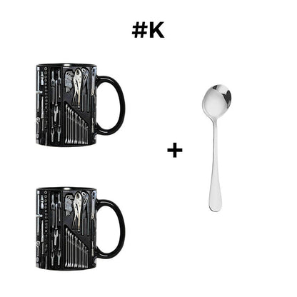 🏆Letzter Tag im Angebot: 50 % Rabatt ✨🔨Lustiger Kaffeebecher – Werkzeugkasten-Set für Mechaniker