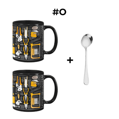 🏆Letzter Tag im Angebot: 50 % Rabatt ✨🔨Lustiger Kaffeebecher – Werkzeugkasten-Set für Mechaniker