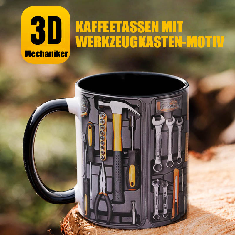 🏆Letzter Tag im Angebot: 50 % Rabatt ✨🔨Lustiger Kaffeebecher – Werkzeugkasten-Set für Mechaniker