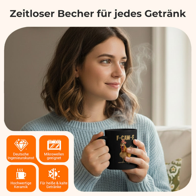 ⏳LETZTER TAG VERKAUF 50% RABATT!! F-Caw-F Lustige Hühner Tasse