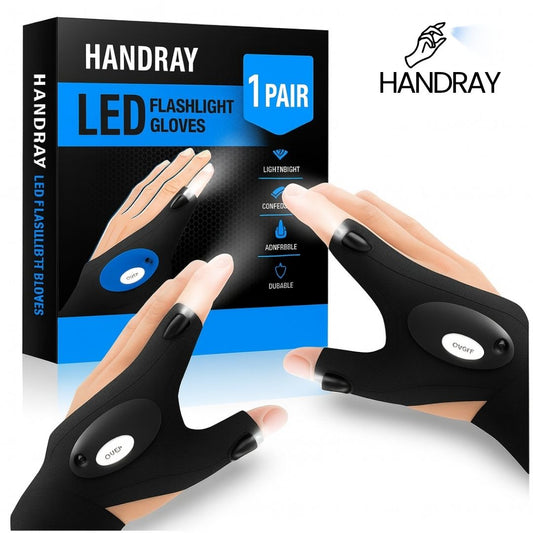 LED Fingerlicht Handschuh – Beide Hände frei im Dunkeln