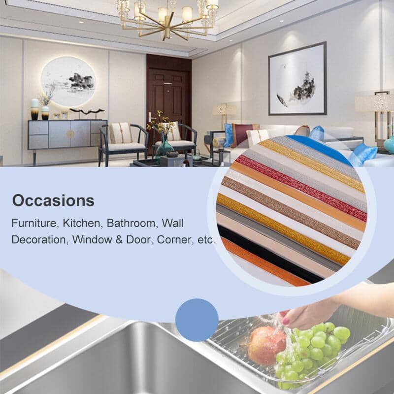 6M Selbstklebende Zierleisten für Keramik