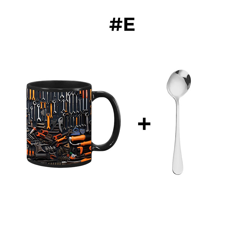 🏆Letzter Tag im Angebot: 50 % Rabatt ✨🔨Lustiger Kaffeebecher – Werkzeugkasten-Set für Mechaniker