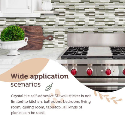 Kristall selbstklebender 3D Wandsticker