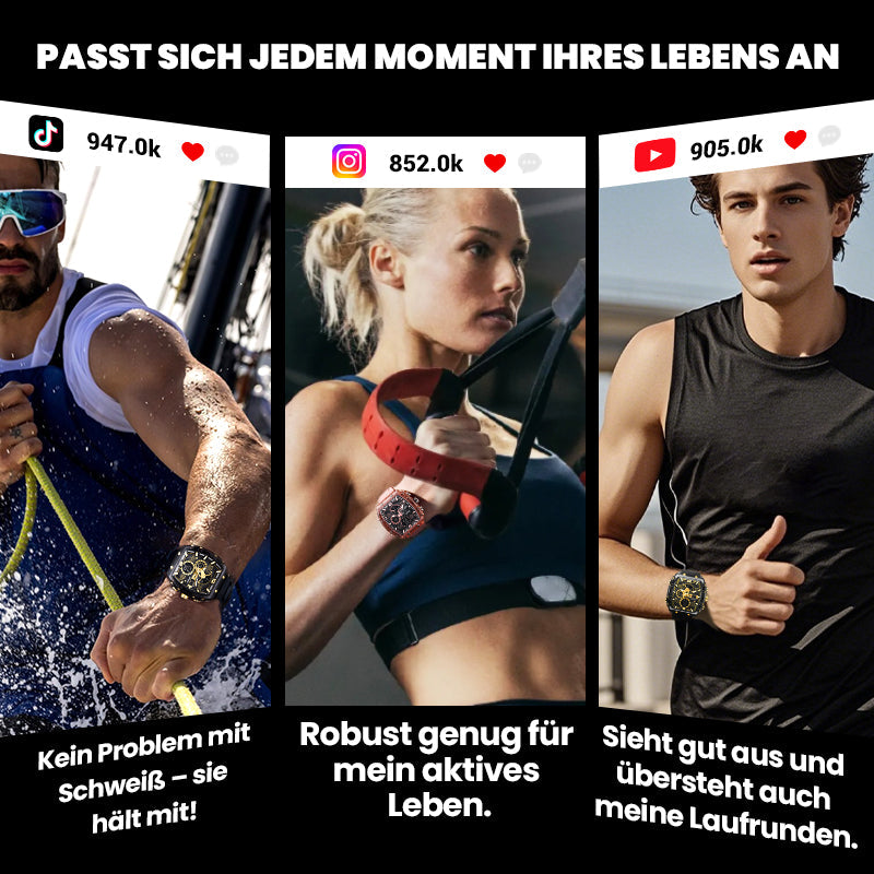 Multifunktionale Sport- & Freizeit-Digitaluhr