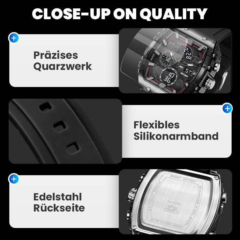 Multifunktionale Sport- & Freizeit-Digitaluhr