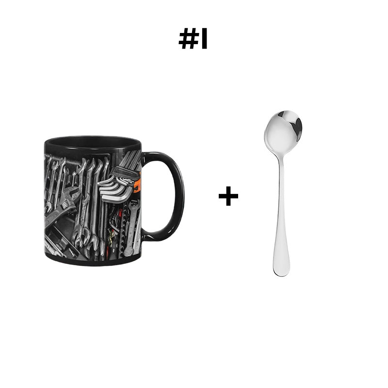 🏆Letzter Tag im Angebot: 50 % Rabatt ✨🔨Lustiger Kaffeebecher – Werkzeugkasten-Set für Mechaniker