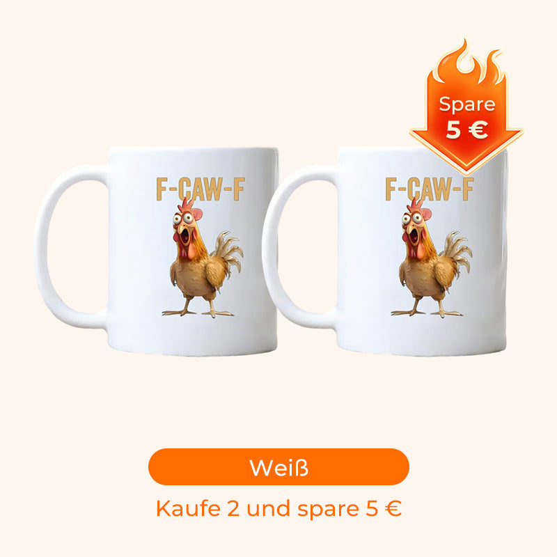 ⏳LETZTER TAG VERKAUF 50% RABATT!! F-Caw-F Lustige Hühner Tasse
