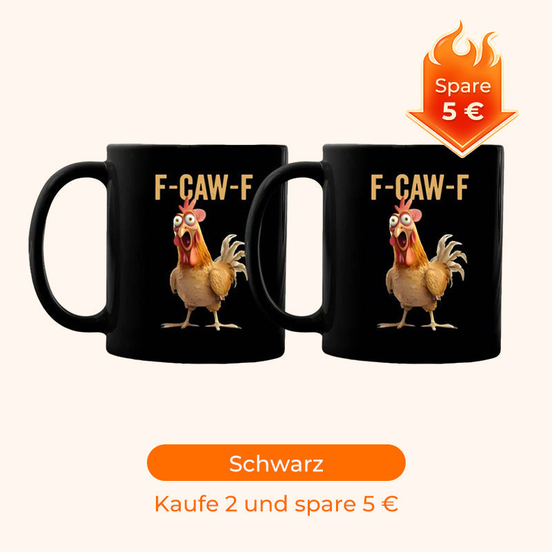 ⏳LETZTER TAG VERKAUF 50% RABATT!! F-Caw-F Lustige Hühner Tasse