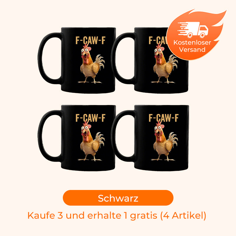 ⏳LETZTER TAG VERKAUF 50% RABATT!! F-Caw-F Lustige Hühner Tasse