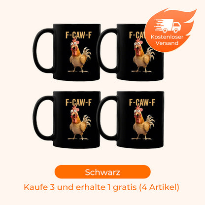 ⏳LETZTER TAG VERKAUF 50% RABATT!! F-Caw-F Lustige Hühner Tasse