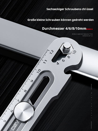 Mehrzweckmesser mit einziehbarer Abbrechklinge