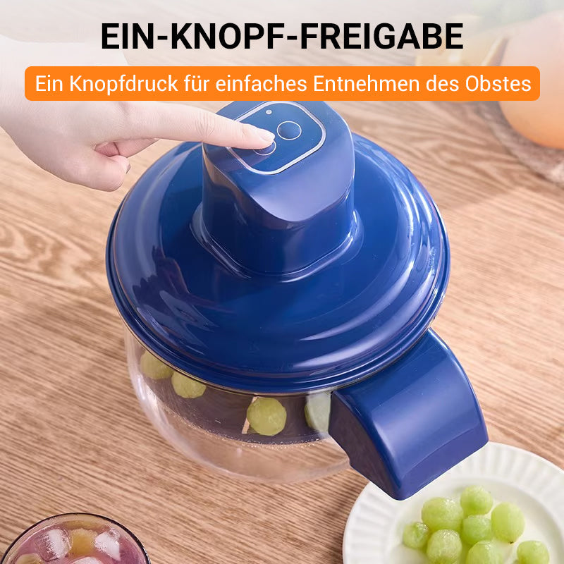 Transparenter elektrischer Schäler für Obst und Gemüse