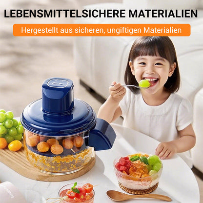 Transparenter elektrischer Schäler für Obst und Gemüse