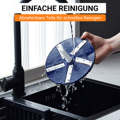 Transparenter elektrischer Schäler für Obst und Gemüse