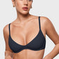 Inbarely Plus Plunge-BH für Damen – Ungefütterter Bügel-BH mit sexy Demi-Balconette-Schnitt
