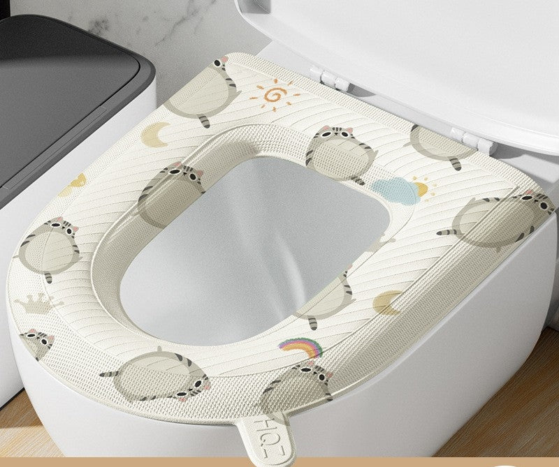 Das Wesentliche für Ihr Zuhause! Verbesserter wasserdichter Toilettensitz aus EVA