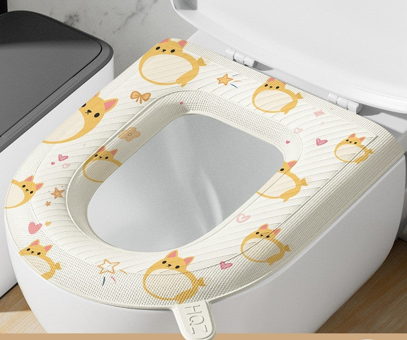 Das Wesentliche für Ihr Zuhause! Verbesserter wasserdichter Toilettensitz aus EVA