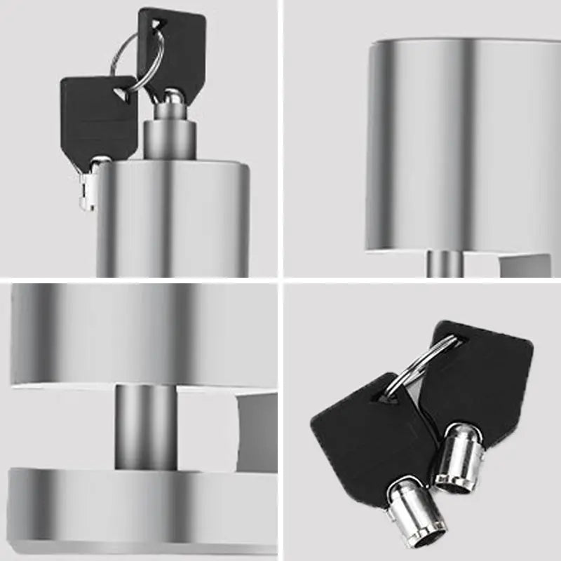 🛡️ Super B-Grade Scheibenschloss für Motorrad und Fahrrad – Drück zu verriegeln, maximaler Diebstahlschutz bei jedem Wetter! Ideal für Pendler und Outdoor-Aktivitäten.