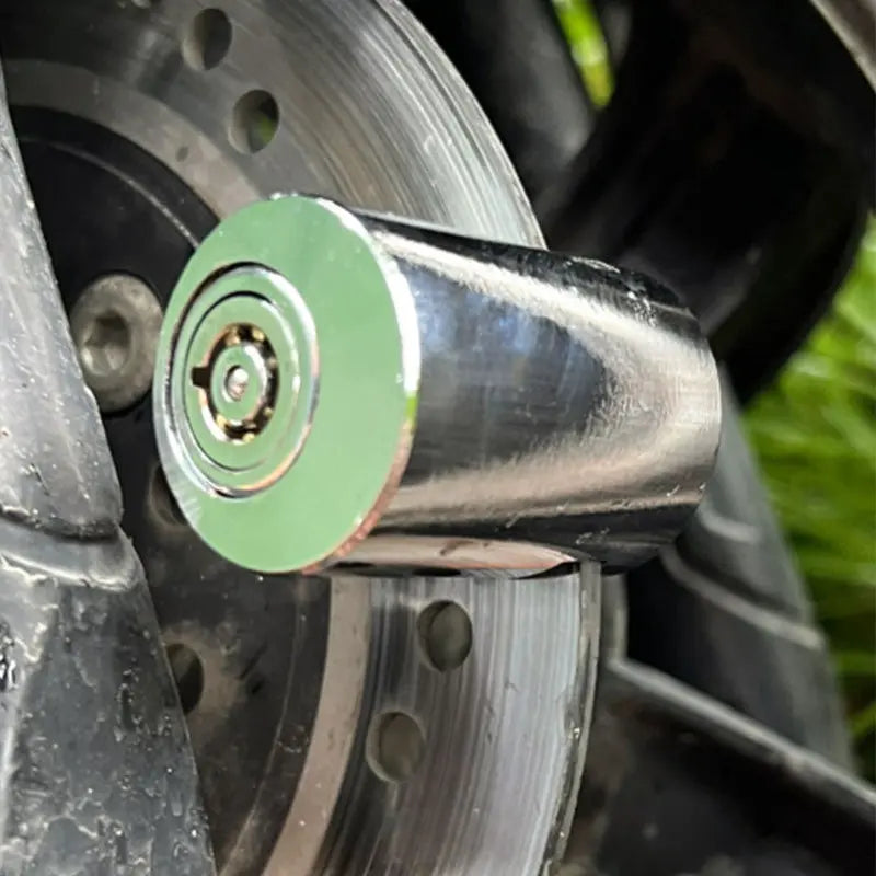 🛡️ Super B-Grade Scheibenschloss für Motorrad und Fahrrad – Drück zu verriegeln, maximaler Diebstahlschutz bei jedem Wetter! Ideal für Pendler und Outdoor-Aktivitäten.