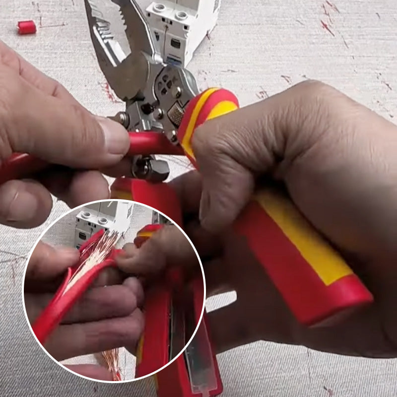 Vielseitige Draht Abisolierzange mit Strommessung