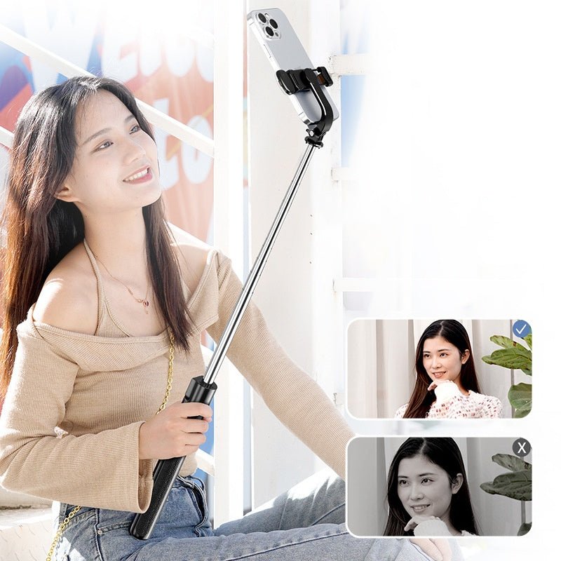 Bluetooth Selfie-Stick Stativ mit kabellosem Fernbedienung