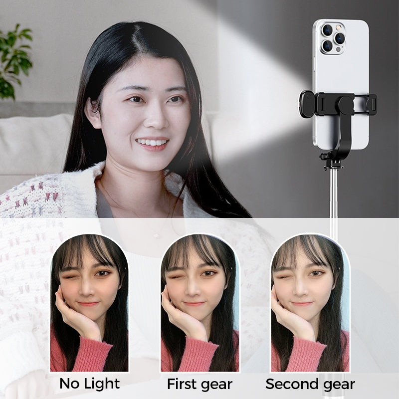 Bluetooth Selfie-Stick Stativ mit kabellosem Fernbedienung