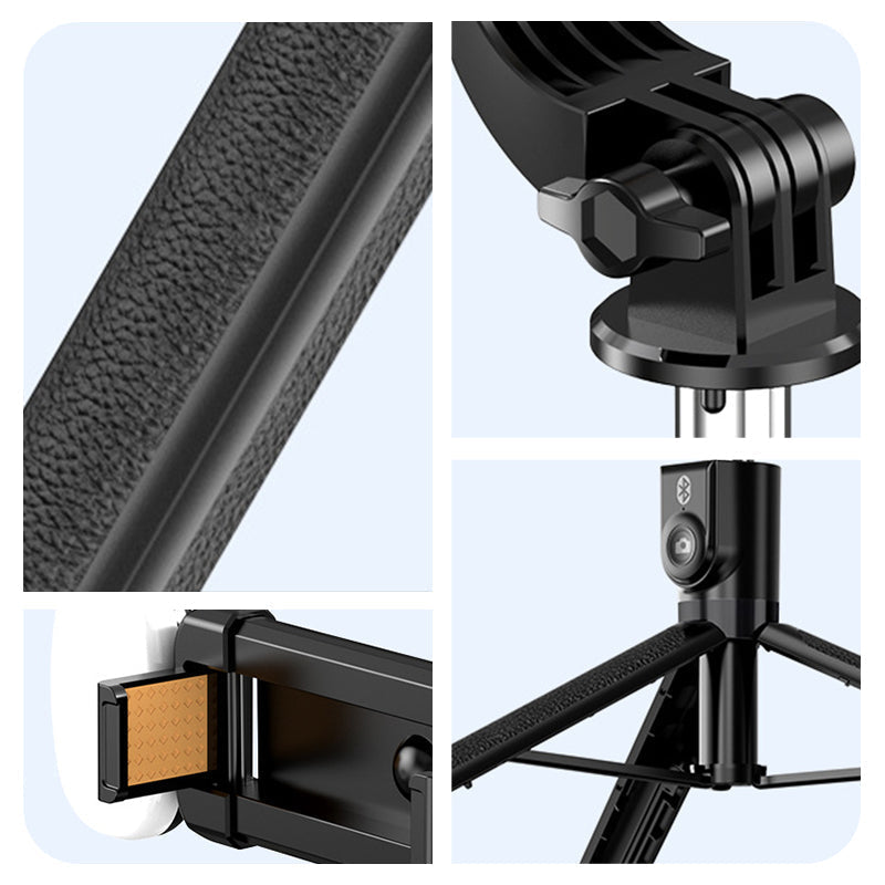 Bluetooth Selfie-Stick Stativ mit kabellosem Fernbedienung