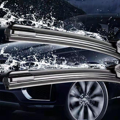 💦🚗Multifunktionaler, knochloser Doppellippenwischer aus Gummi