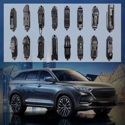 💦🚗Multifunktionaler, knochloser Doppellippenwischer aus Gummi