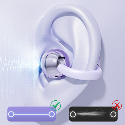 AI Translation Bluetooth Open Ear Clip-On Earbuds