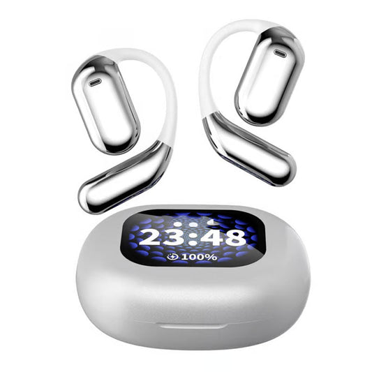 🔥HEIßER SALE 50% RABATT🔥Echte Leistungsstarke Bluetooth 5.4 Open-Ear-Ohrhörer, IPX5 Wasserdicht