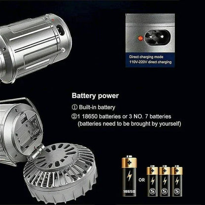 (🔥HEISSER VERKAUF JETZT – 49 % RABATT) 6-in-1 tragbare Solar-LED-Campinglaterne