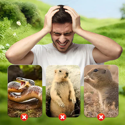 🌸 Hot Sale 57% Rabatt ☘️ Solarbetrieben wasserdicht Schraube Mole Abwehrmittel