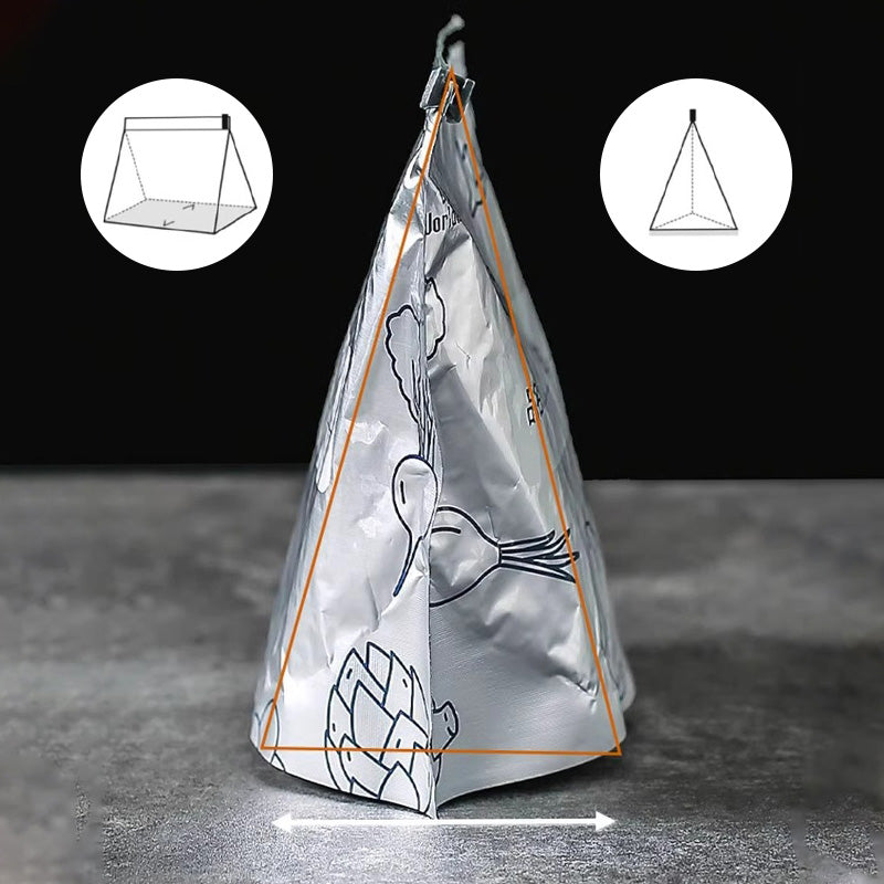 Wiederverwendbare verschließbare Aufbewahrungsbeutel aus Aluminiumfolie