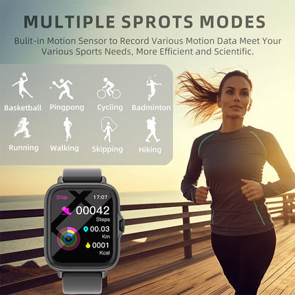 【HW】Multifunktionale Bluetooth-Smart-Sportuhr